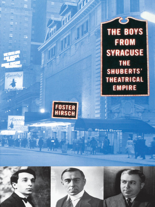 Title details for The Boys from Syracuse by Foster Hirsch - Available